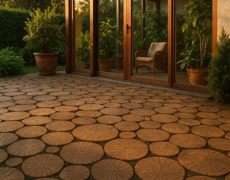 Drevené dlažobné klátiky: udržateľná drevená dlažba pre terasu, zimnú záhradu a historické priestory - 20