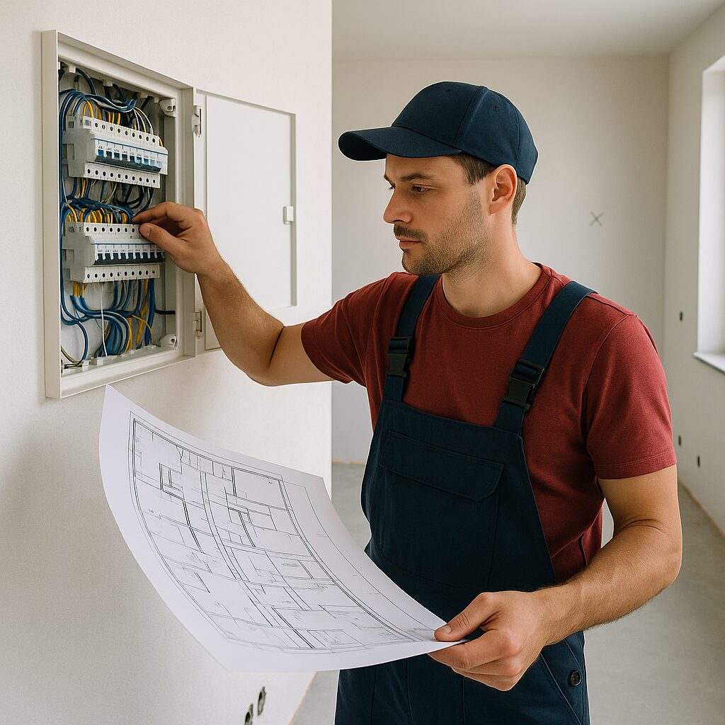 Ako si naplánovať elektroinštalačné práce v Nitre: od návrhu rozvodov po finálnu montáž