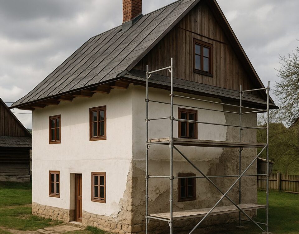 Ako si naplánovať prácu vo výške pri rekonštrukcii domu: výber a praktické využitie prenájmu lešenia na Orave - 3