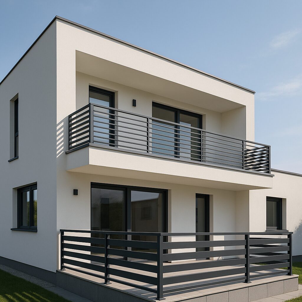 Ako vybrať hliníkové zábradlie na balkón či terasu, aby sedelo domu aj každodennému životu
