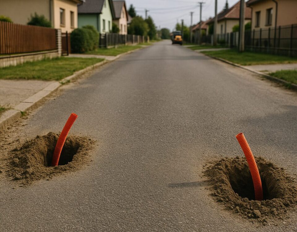 Ako naplánovať pretlak pod cestou bez rozkopávky pri prípojkách elektriny, vody a optiky - 3